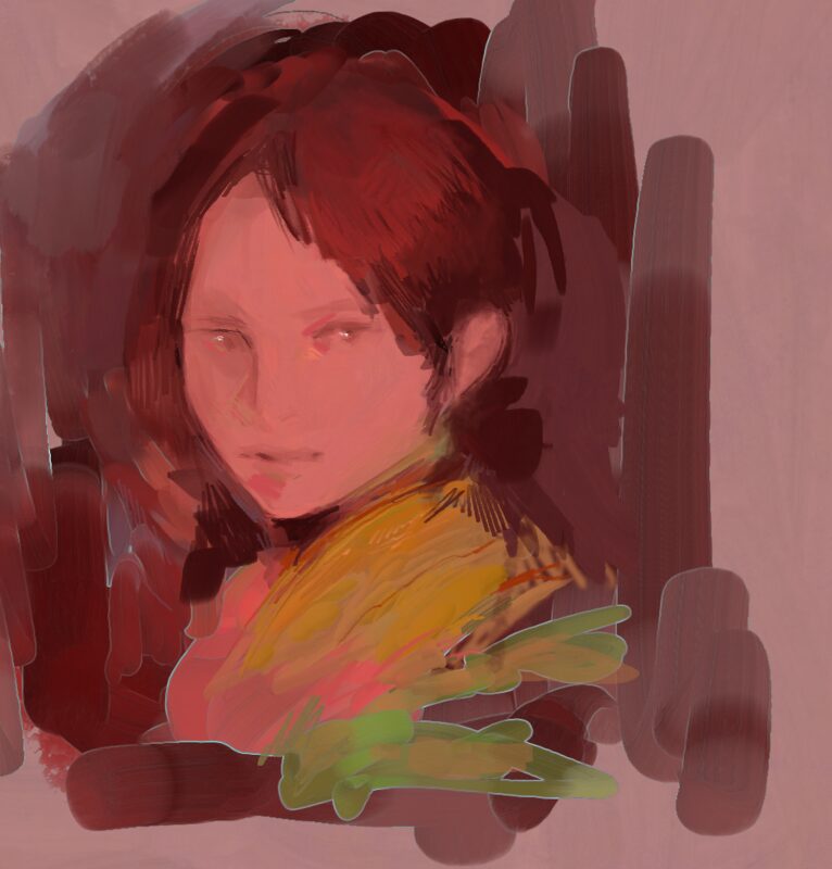 Painting by Tahira Curreno, made in Kala Paint